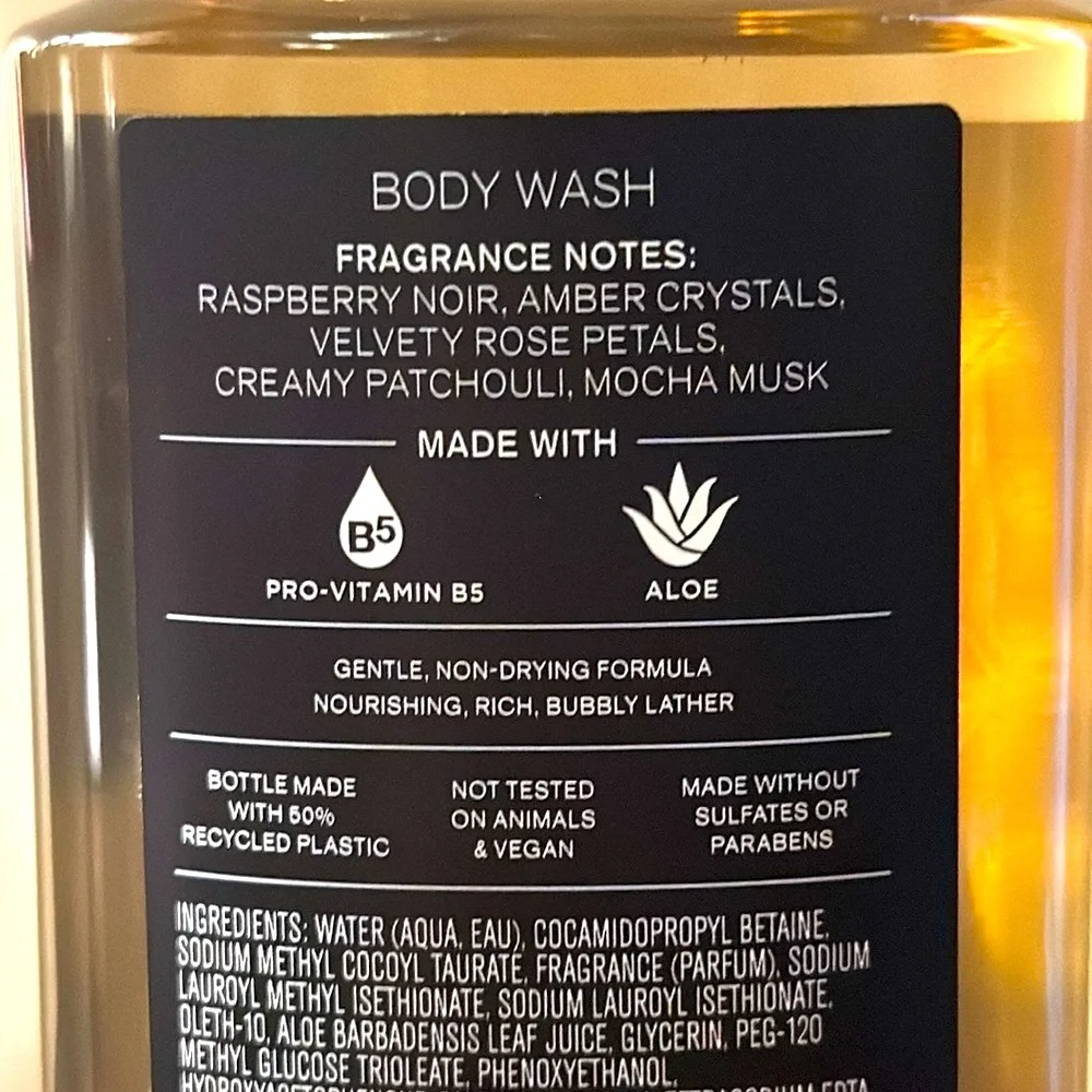 Bath & Body Works Into the Night Body Wash 2 10oz Full Size Bottles